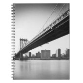 Manhattan Bridge and skyline, New York, VS. Notitieboek (Voorkant)