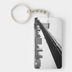 Manhattan Bridge and skyline, New York, VS. Sleutelhanger