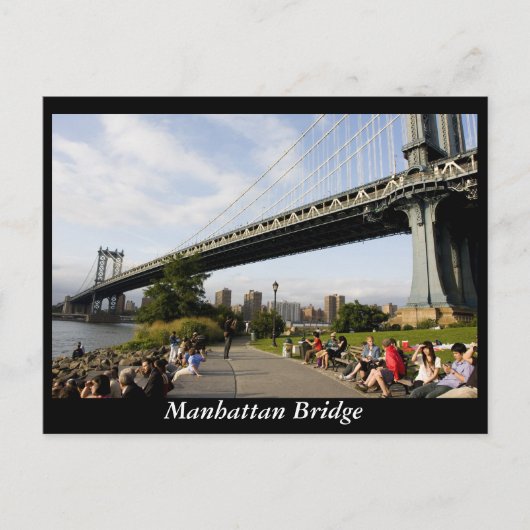 Manhattan Bridge Briefkaart (Voorkant)