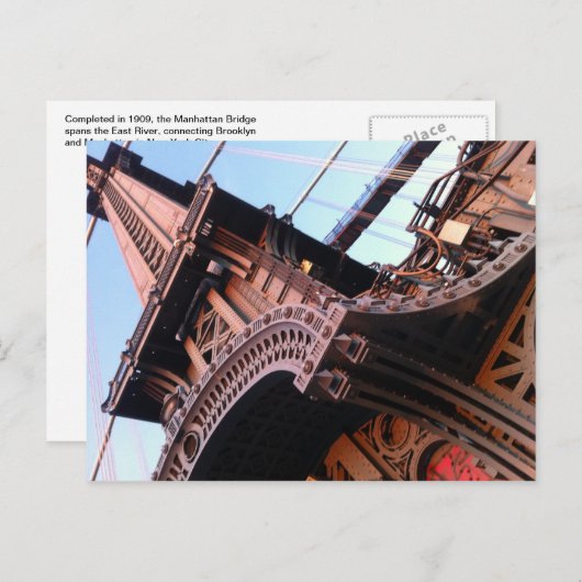 Manhattan Bridge Briefkaart (Voorkant / Achterkant)