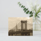 Manhattan Bridge Briefkaart (Staand voorkant)