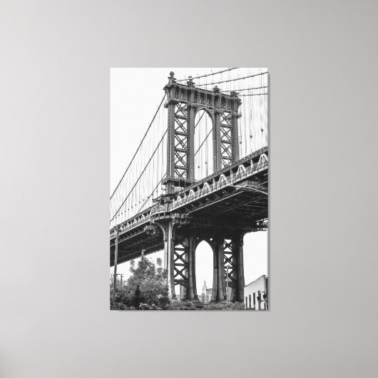 Manhattan Bridge Canvas Afdruk (Voorkant)