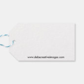 Manhattan Bridge en NYC Skyline Cadeaulabel (Achterkant Horizontaal)