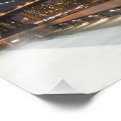 Manhattan Bridge en NYC Skyline Foto Afdruk (Hoek)