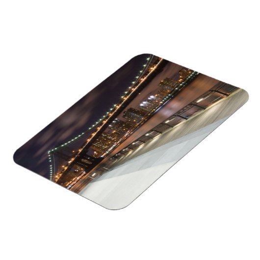 Manhattan Bridge en NYC Skyline Magneet (Linkerzijde)