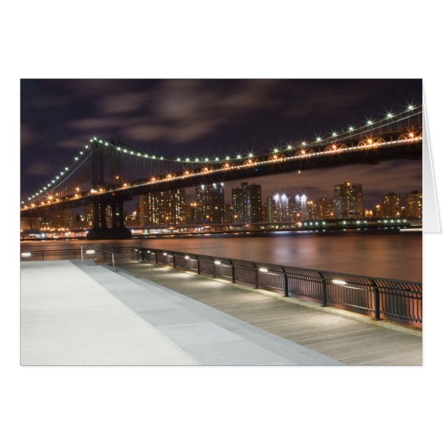 Manhattan Bridge et NYC Skyline (Devant horizontal)