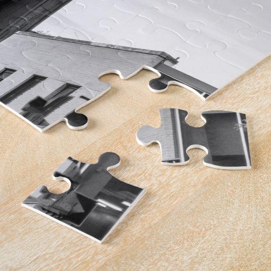 Manhattan Bridge - Iconische NYC-architectuur Legpuzzel (Zijkant)