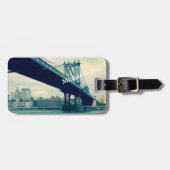Manhattan Bridge, New York City Custom Bagagelabel (Voorkant horizontaal)