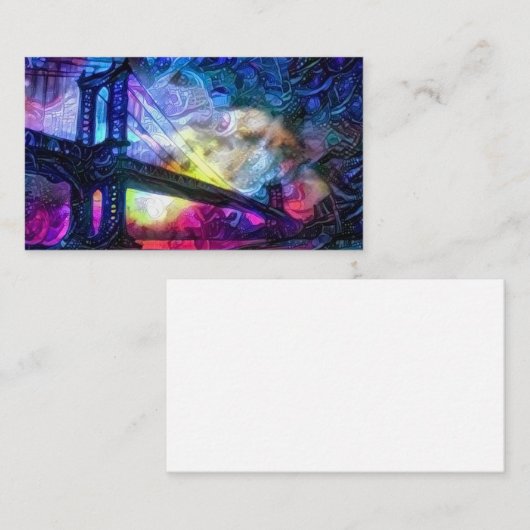 Manhattan-brug Visitekaartje (Voorkant / Achterkant)