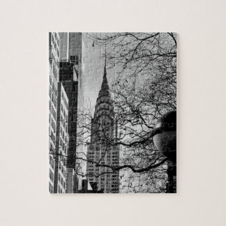 Manhattan Chrysler Building in Winter puzzle Legpuzzel