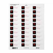 Manhattan Cocktail Étiquettes de messagerie (Feuille entière)