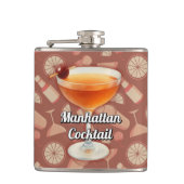 Manhattan Cocktail Heupfles (Voorkant)
