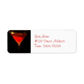 Manhattan Cocktail Mailing Labels (Voorkant)