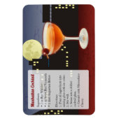 Manhattan Cocktail Recept Magneet (Verticaal)