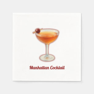 Manhattan Cocktail Servet
