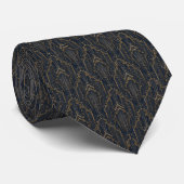 Manhattan Deco Jacquard Luxe Stropdas (Opgerold)
