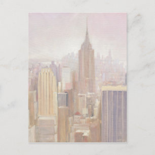 Manhattan in de Mist New York City Briefkaart
