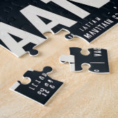 Manhattan Kaart Illustratie Legpuzzel (Zijkant)