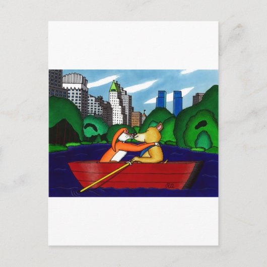 Manhattan Kiss Briefkaart (Voorkant)