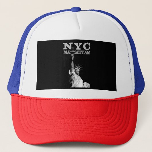 Manhattan Liberty Statue New York City Nyc Elegant Trucker Pet (Voorkant)