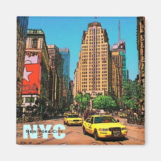 Manhattan Magnet Magneet (Voorkant)