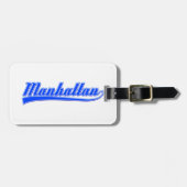 Manhattan met spoeling bagagelabel (Voorkant horizontaal)