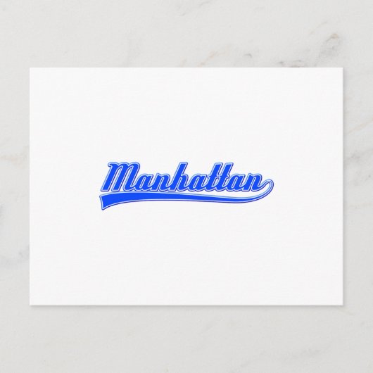 Manhattan met spoeling briefkaart (Voorkant)