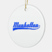 Manhattan met spoeling keramisch ornament (Links)