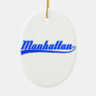 Manhattan met spoeling keramisch ornament