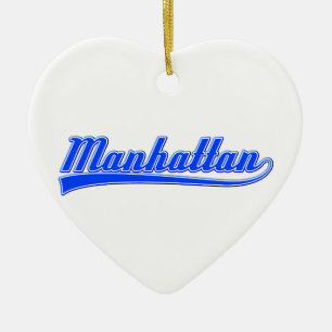 Manhattan met spoeling keramisch ornament