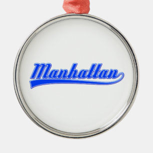 Manhattan met spoeling metalen ornament