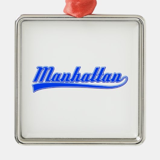 Manhattan met spoeling metalen ornament (Voorkant)