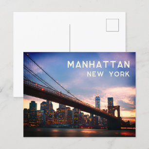 Manhattan - New York Briefkaart