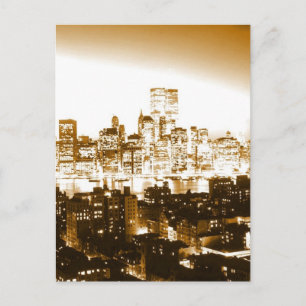 Manhattan New York Briefkaart