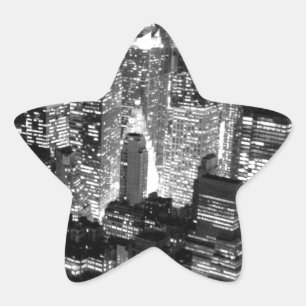Manhattan New York City Ster Sticker
