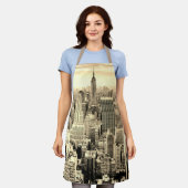 Manhattan, New York (panorama)   Apron Schort (Gedragen)