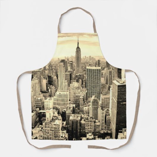 Manhattan, New York (panorama)   Apron Schort (Voorkant)