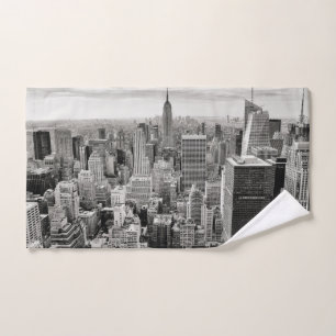 Manhattan, New York (panorama) Ensemble de serviet