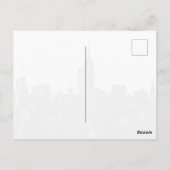 Manhattan New York Skyline Travel Carte postale (Dos)