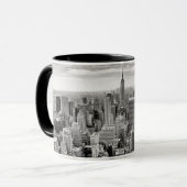 Manhattan, New York (zwart-wit panorama) Mok (Voorkant links)