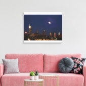 Manhattan Night Skyline Impressionniste Toile (Insitu(Salon))