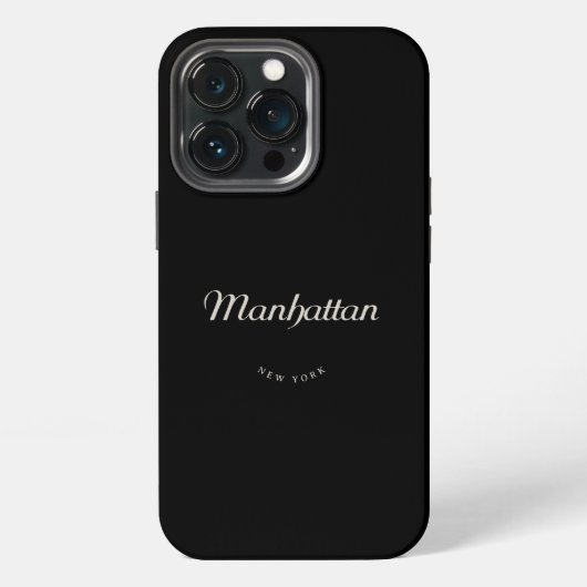 Manhattan NY iPhone Hoesje (Achterkant)