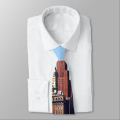 Manhattan NY - Manhattan Skyline op een heldere da Stropdas (Gebonden)