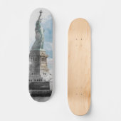 Manhattan NYC Skateboard met Vrijheidsbeeld (Voorkant)
