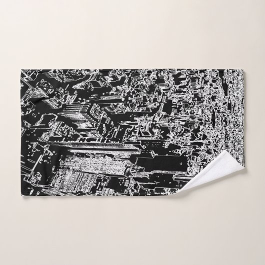 Manhattan ontworpen bad handdoek (Handdoek)