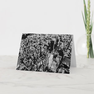 Manhattan ontworpen kaart