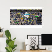 Manhattan Orion Pattern 4 Poster (Thuiskantoor)