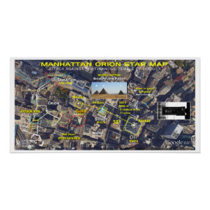 Manhattan Orion sterrenkaart Perfect Poster