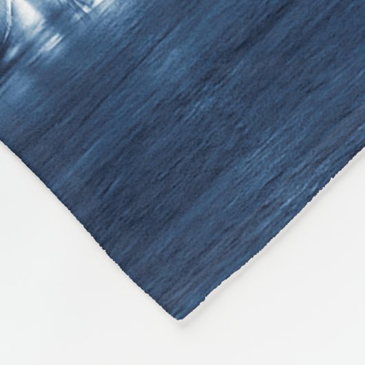 Manhattan Panoramic Uitzicht Night Skyline Fleece Deken (Hoek)