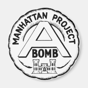 Manhattan Project Badge Magneet